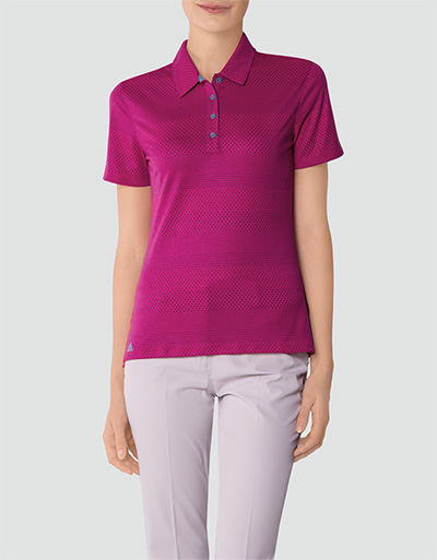 adidas Golf Polo im Punkte-Streifen-Dessin