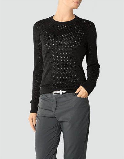 adidas Golf Pullover mit Allover-Lochmuster