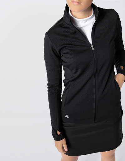 Adidas Golf Trainingsjacke Aus Mikrofaser