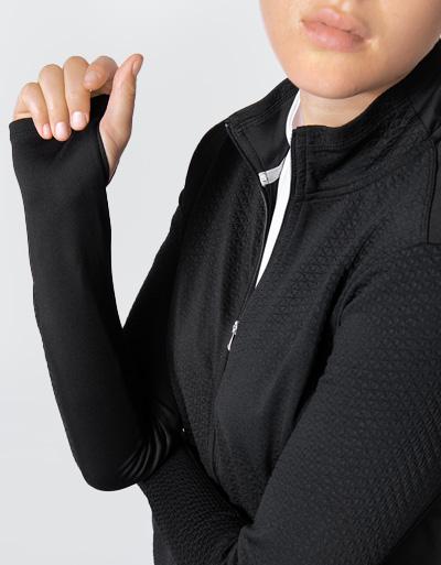 Adidas Golf Trainingsjacke Aus Mikrofaser