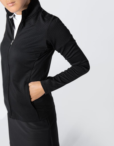 Adidas Golf Trainingsjacke Aus Mikrofaser