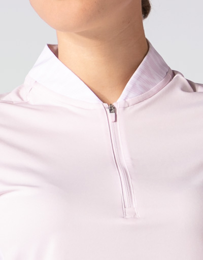 Adidas Golf Zip-Polo Aus Recycelten Materialien