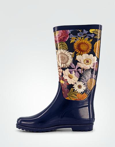 Aigle Gummistiefel Mit Floralen Fotoprint