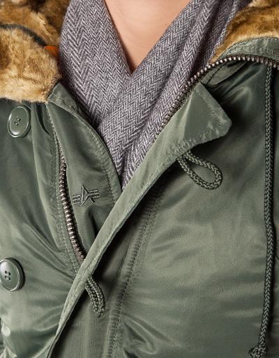 ALPHA INDUSTRIES Outdoorjacke Mit Teddyplüsch