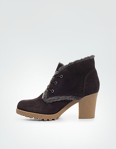 Tommy Hilfiger Ankle Boots Velours Gefüttert Dunkelbraun