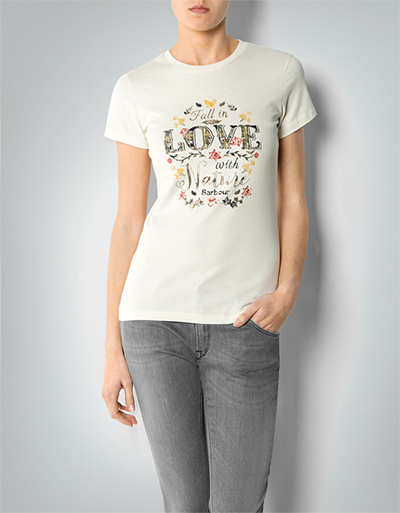 Barbour T-Shirt mit Frontprint