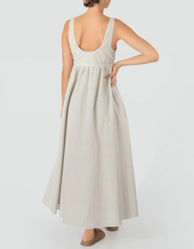 BETTER RICH Kleid Im Mix Aus Baumwolle Und Leinen