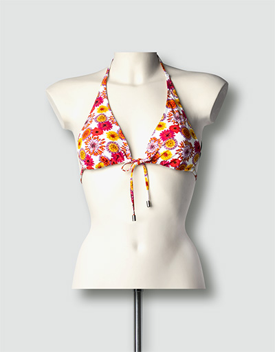 Calvin Klein Swimwear Bikini-Oberteil mit floralem Print