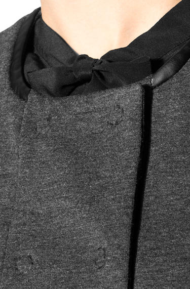 Calvin Klein Blazerjacke Viskosemischung Anthrazit Meliert