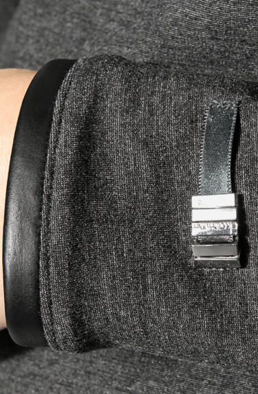 Calvin Klein Blazerjacke Viskosemischung Anthrazit Meliert