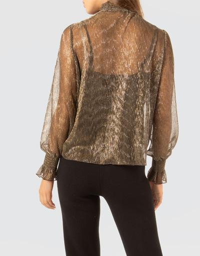 CINQUE Bluse Im Semitransparenten Metallic-Look Mit Untertop