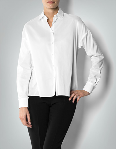 RENÉ LEZARD Bluse mit modischen Fransen an der Manschette