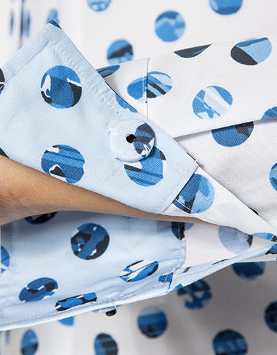 Jacques Britt Bluse Mit Verdecktem Druckknopf-Verschluss