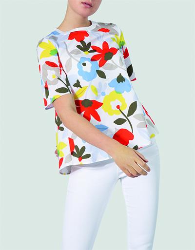 BOGNER Blusenshirt in floralem Dessin