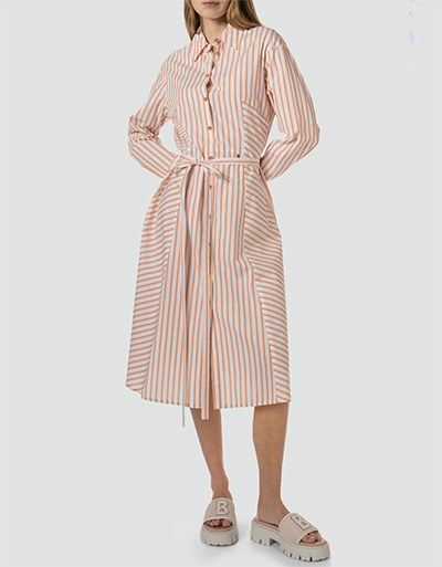 BOGNER Hemdblusenkleid in Midi Länge