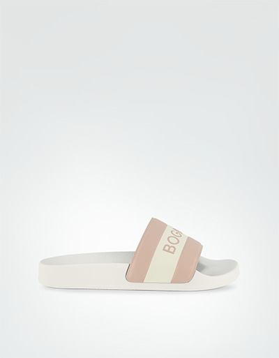 BOGNER Pantoletten mit Logo Riemen