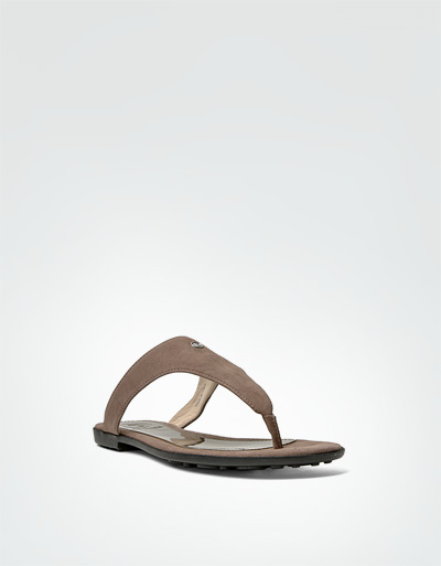 BOGNER Zehensandale Aus Veloursleder