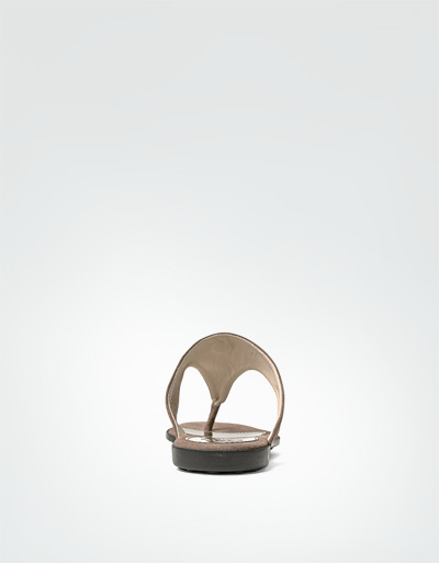 BOGNER Zehensandale Aus Veloursleder