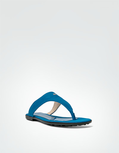 BOGNER Zehensandale Aus Veloursleder