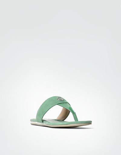 BOGNER Zehensandale In Veloursleder Und Lack