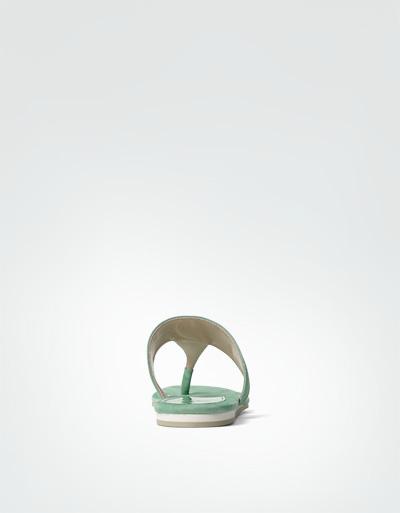 BOGNER Zehensandale In Veloursleder Und Lack