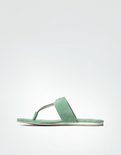 BOGNER Zehensandale In Veloursleder Und Lack