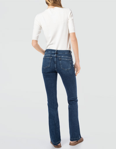 LIU JO Boot-Cut Jeans Mit Geflochtenen Denimdetails
