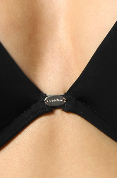 Calvin Klein Underwear Bügel BH Jersey-Spitze Schwarz-grau