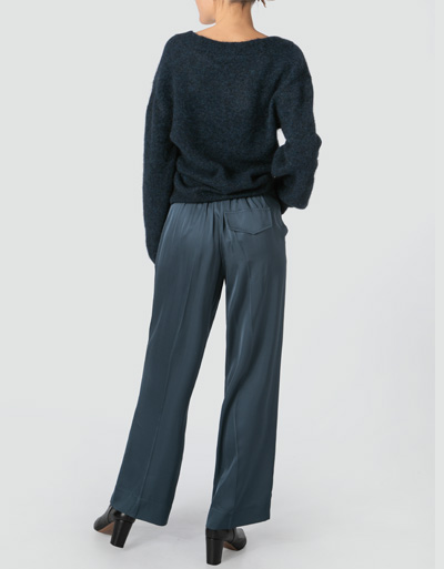 SECOND FEMALE Bundfaltenhose Aus Fließender Qualität