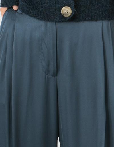 SECOND FEMALE Bundfaltenhose Aus Fließender Qualität