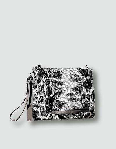 Calvin Klein Clutch In Schlangenleder-Optik