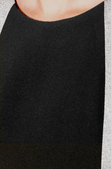 Calvin Klein Kleid Tuch Grau-schwarz