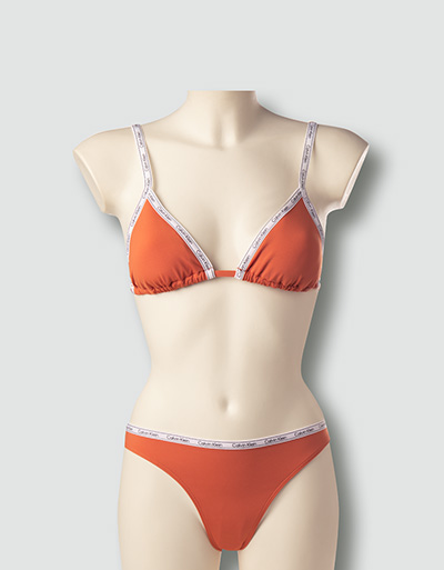 Calvin Klein Swimwear Bikini mit Logo-Schriftzug