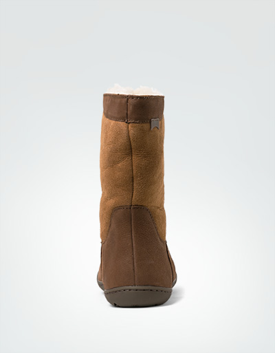 Camper Bootie Im Material-Mix