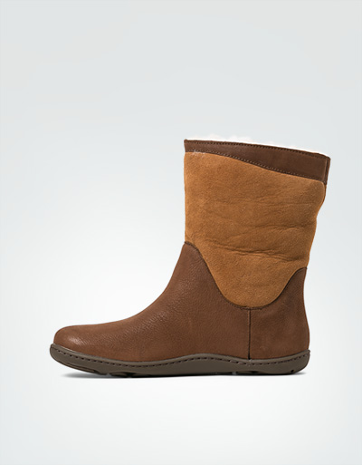 Camper Bootie Im Material-Mix