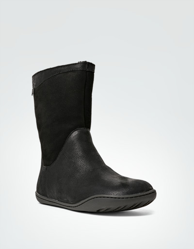 Camper Bootie Mit Material-Mix