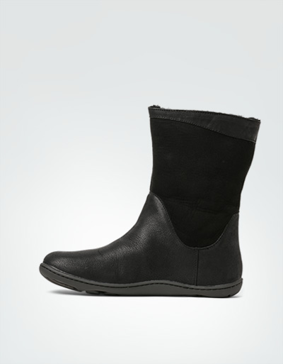 Camper Bootie Mit Material-Mix