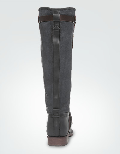 CAT Stiefel Nubuk-Nappa Schwarzgrau