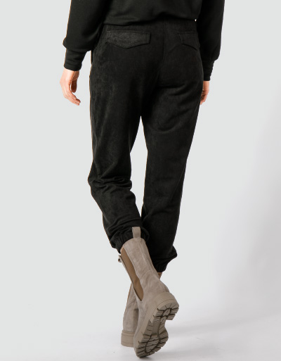 CINQUE Hose In Veloursleder Optik