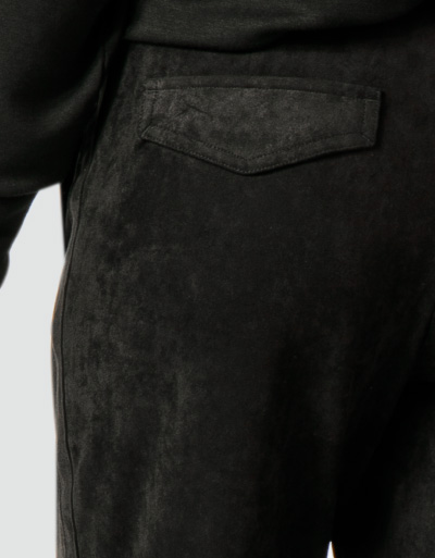 CINQUE Hose In Veloursleder Optik