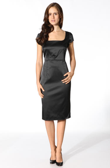 CINQUE Kleid Baumwolle schwarz