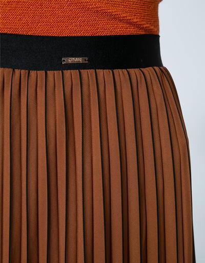 CINQUE Plisseerock Im Colorblocking-Dessin