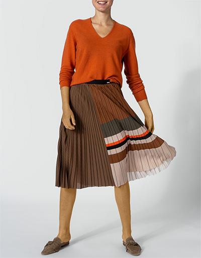 CINQUE Plisseerock im Colorblocking-Dessin