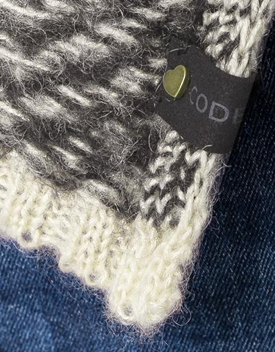 CODELLO Cape Im Zick-Zack Dessin