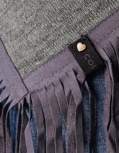 CODELLO Poncho Mit Fransenabschluss
