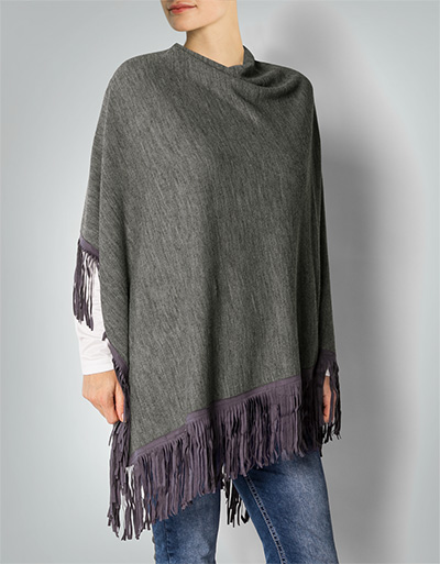 CODELLO Poncho mit Fransenabschluss