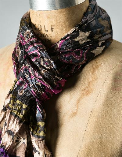 CODELLO Schal Aus Seide Im Patchwork-Stil