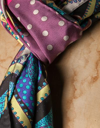 CODELLO Schal Im Abstraktem Paisley-Design