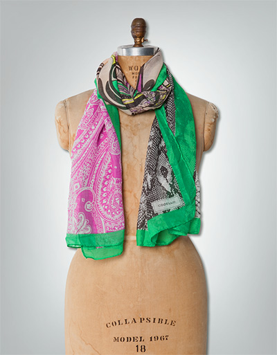 CODELLO Schal im farbintensiven Muster