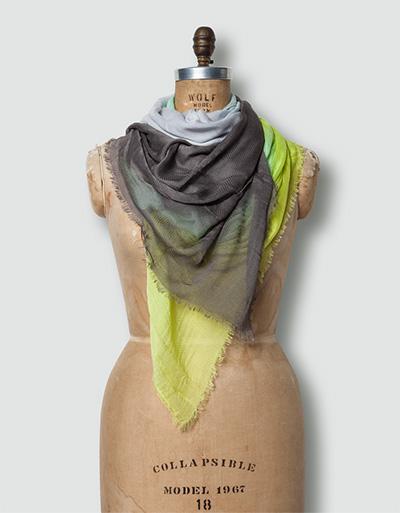 CODELLO Schal Im Fischgrat-Dessin